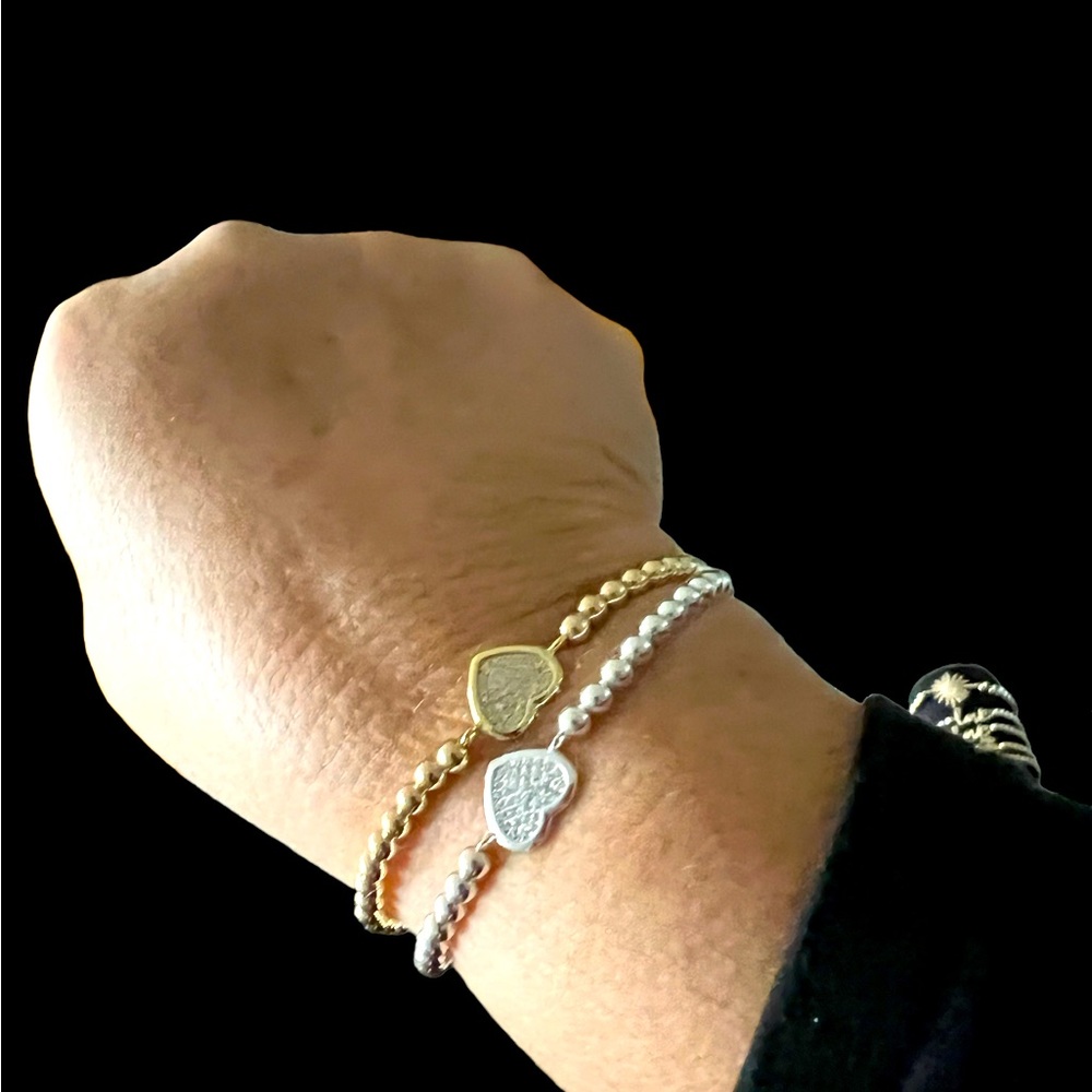 Jamie Nicole stackable silver or 10 k gold w diamonds